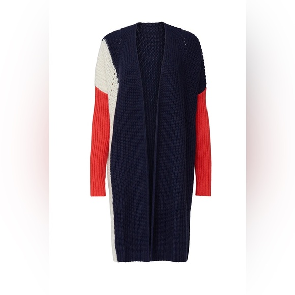 Victor Alfaro Collective  Colorblock Long Cardigan - Picture 4 of 8